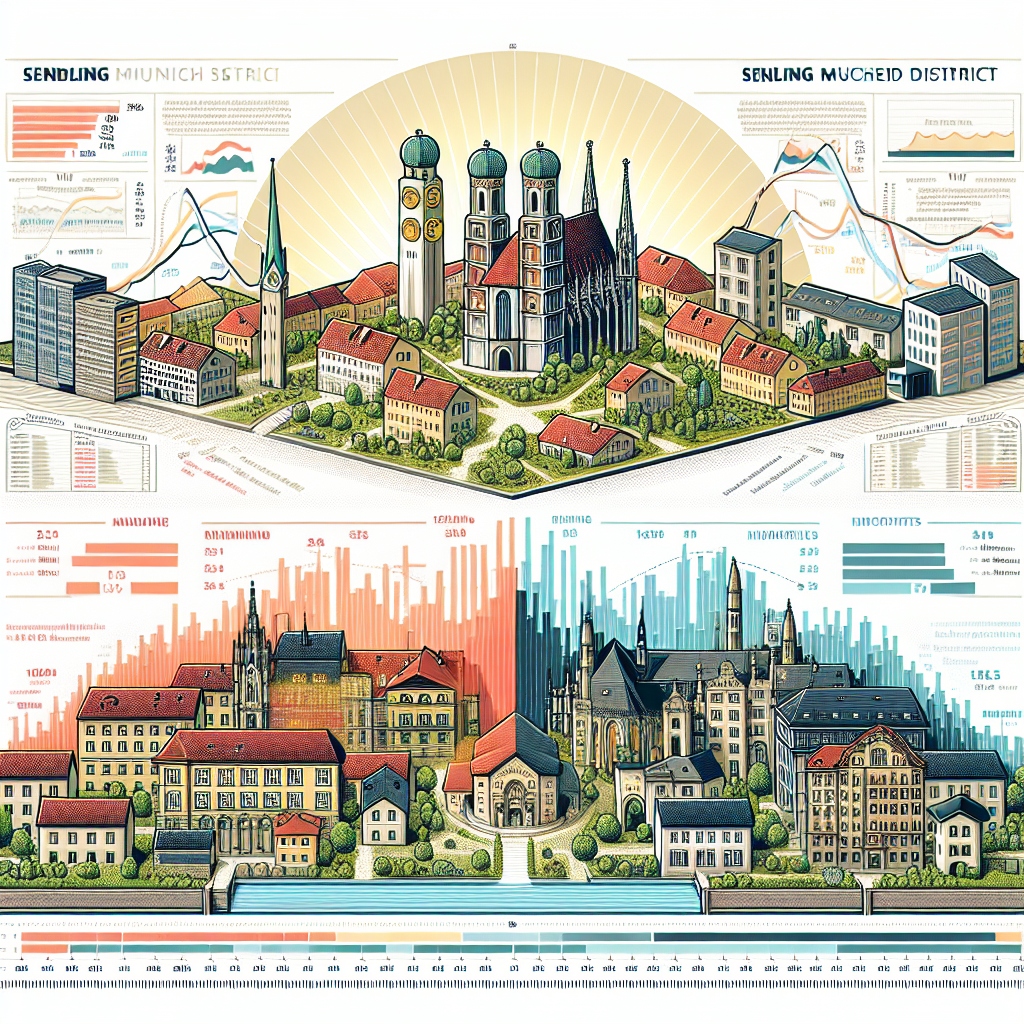 Bodenrichtwert-Entwicklung München Sendling vs. andere Stadtteile